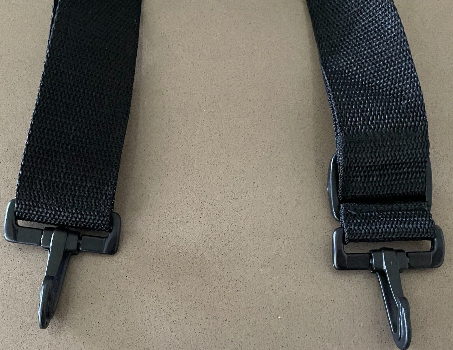 Replacement Shoulder Strap Adjustable Length Black Nylon 4cm Wide