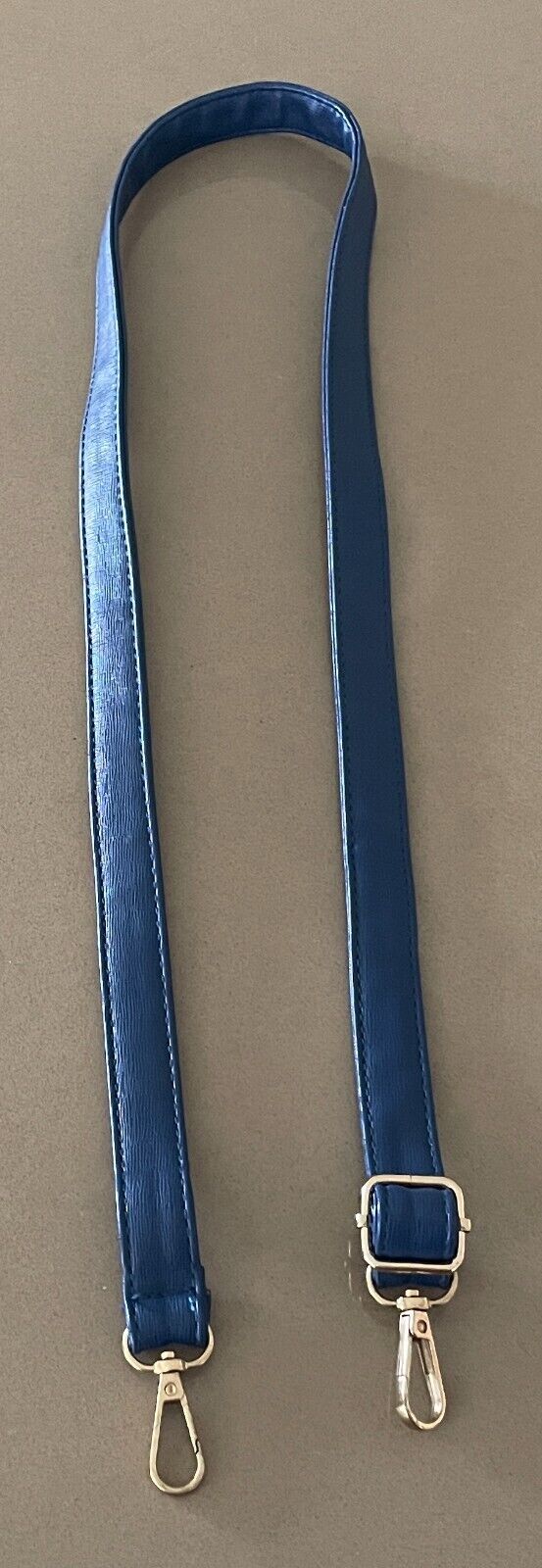Replacement Shoulder Strap Adjustable 2cm Wide 61 - 112cm Long Blue PU Handbag