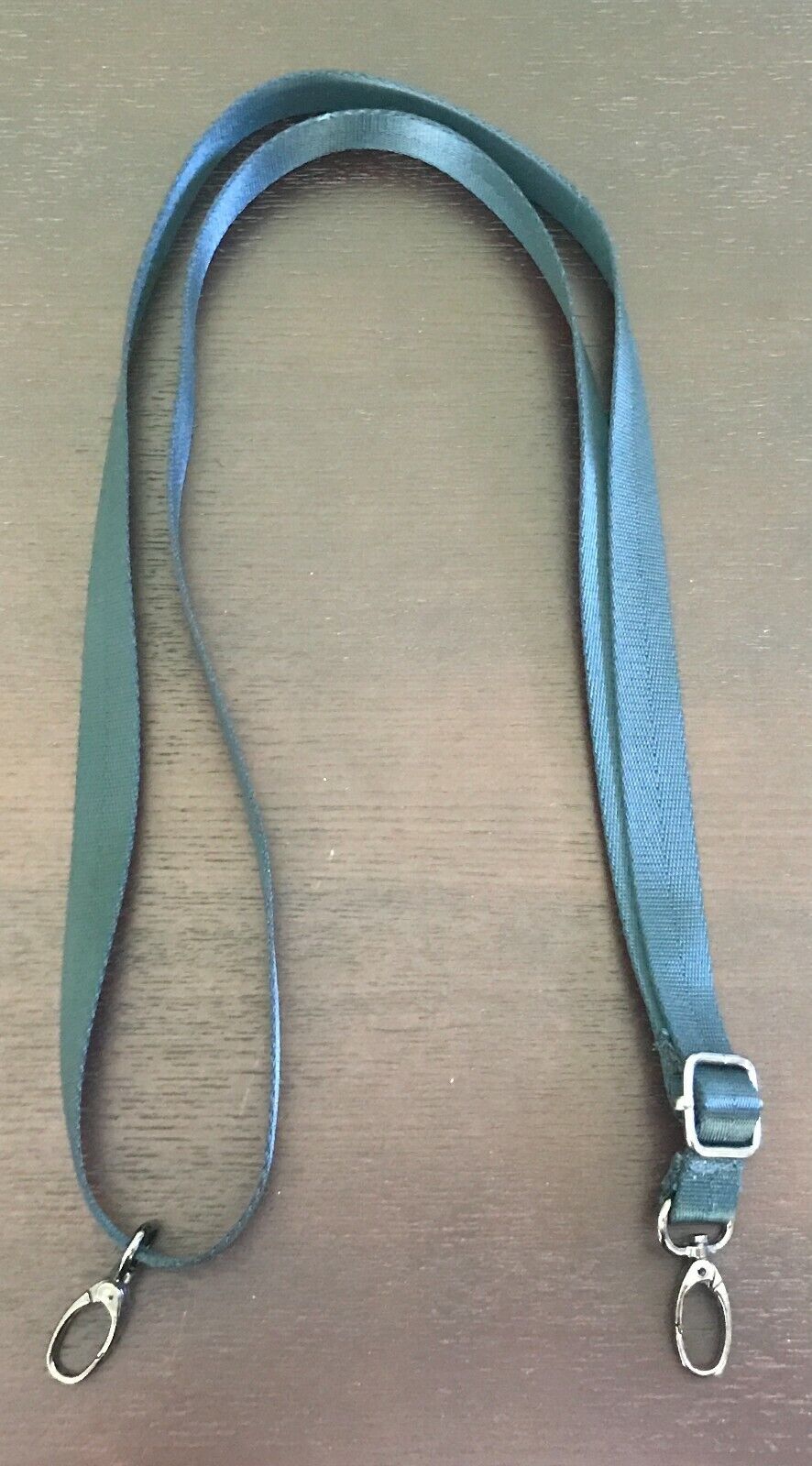 Replacement Shoulder Strap Teal Green Handbag Nylon Adjustable Strap Pewter NEW