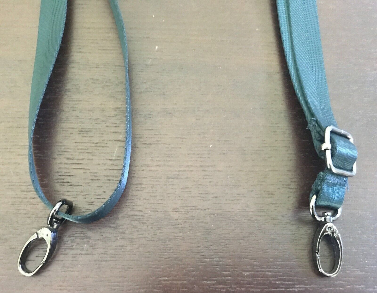 Replacement Shoulder Strap Teal Green Handbag Nylon Adjustable Strap Pewter NEW