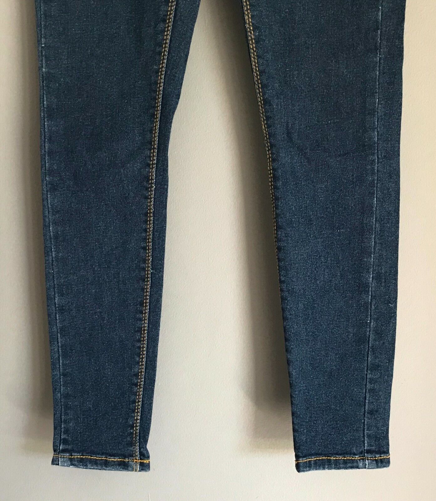 L@BOR Jeans Mid Blue Denim Stretch 7/8 Length Ladies Size S 8 Pants