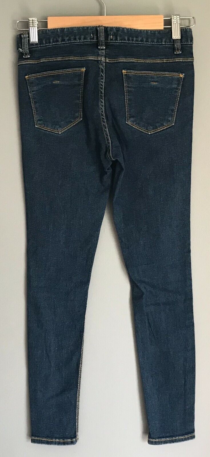 L@BOR Jeans Mid Blue Denim Stretch 7/8 Length Ladies Size S 8 Pants