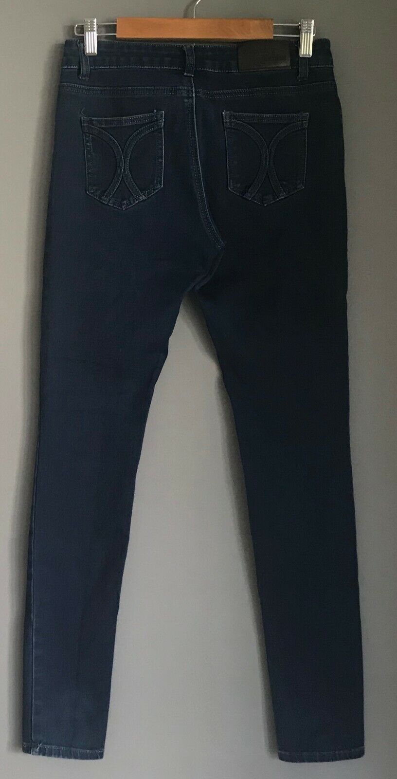 COUNTRY DENIM AUSTRALIA Skinny Leg Jeans Blue Denim Stretch  Ladies Size 9