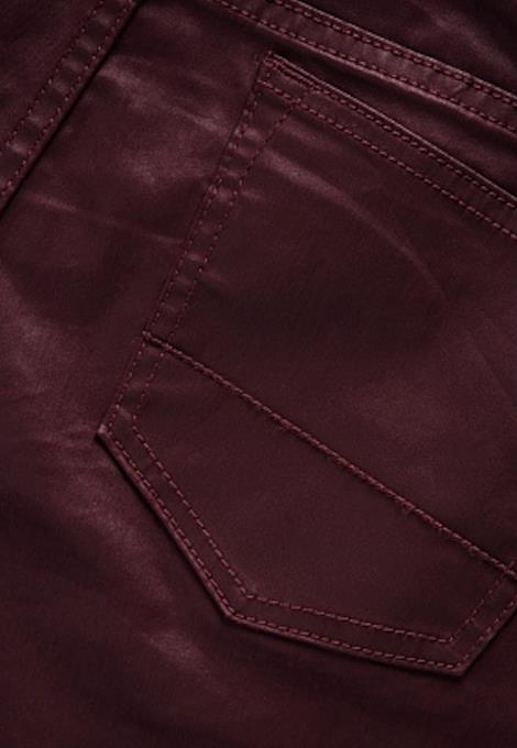 TRENERY Stretch Jeans Plum Purple Coated Slim Leg Full Length  Ladies Size 12