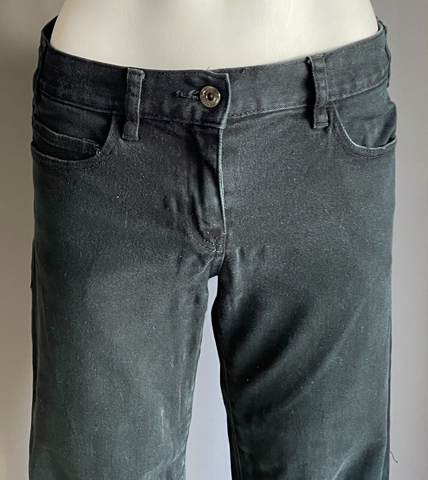 SEED FEMME Black Stretch Denim Skinny Leg Jeans Full Length Size 10