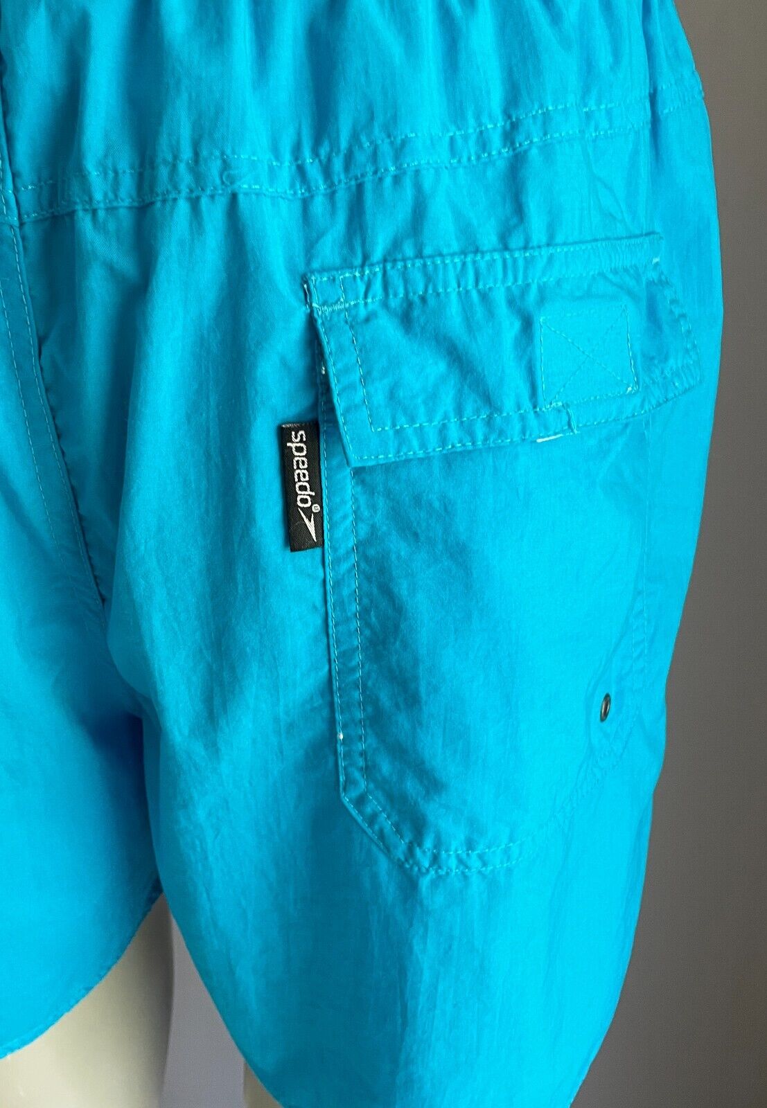 Board Shorts SPEEDO Mens Swim Beach Surf  Sky Blue Elastic Waist Mens Size XL