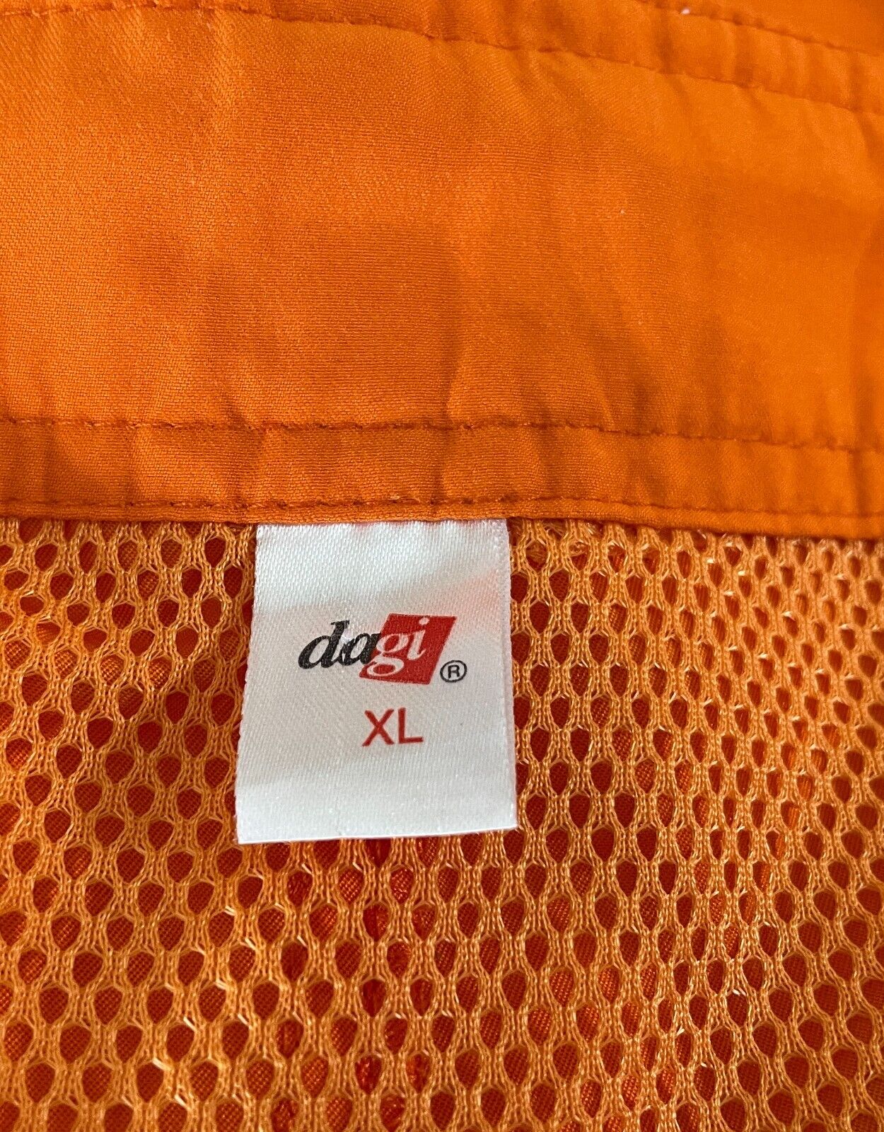 DAGI Board Shorts Orange Blue White Hawaiian Hibiscus Yachts Mens Size XL 98cm