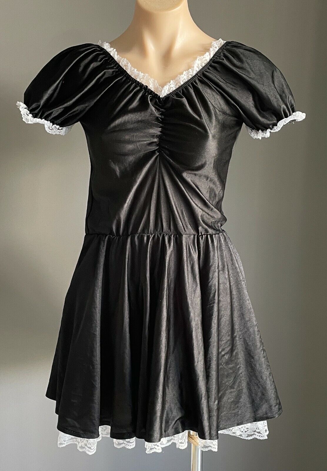 SPOTLIGHT Sexy French Maid Dress Black White Dress Up Cosplay Outfit  8 12