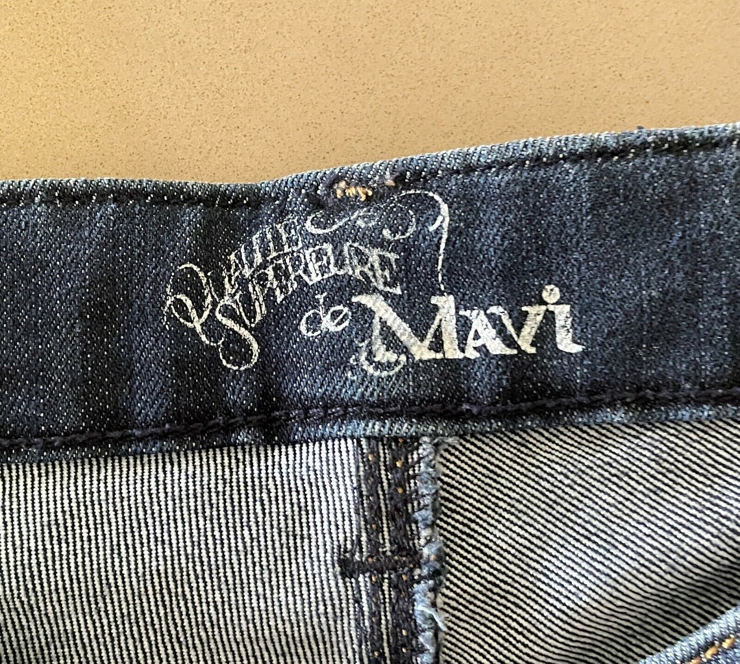 Qualite Supereure de MAVI " Jamie " Bootleg Jeans Low Rise Blue Denim Slim 26 34