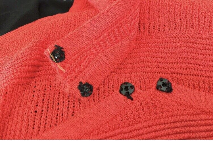 MISSGUIDED Bodysuit Orange Knit Sleeveless High Neck One Piece Size 10 NEW