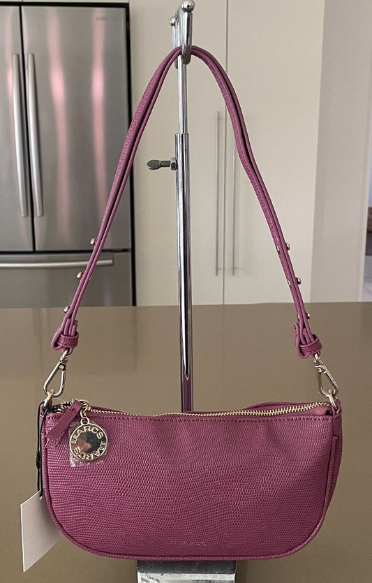 MARCS "Annie" Shoulder Bag PU Lizard Orchid/Pink Colour Adjustable Strap NEW