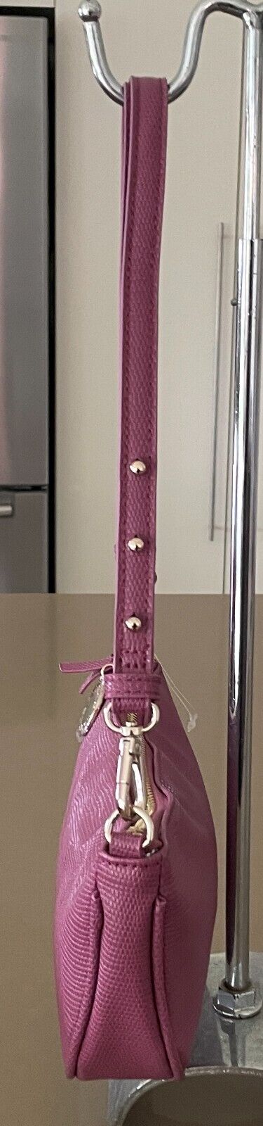 MARCS "Annie" Shoulder Bag PU Lizard Orchid/Pink Colour Adjustable Strap NEW