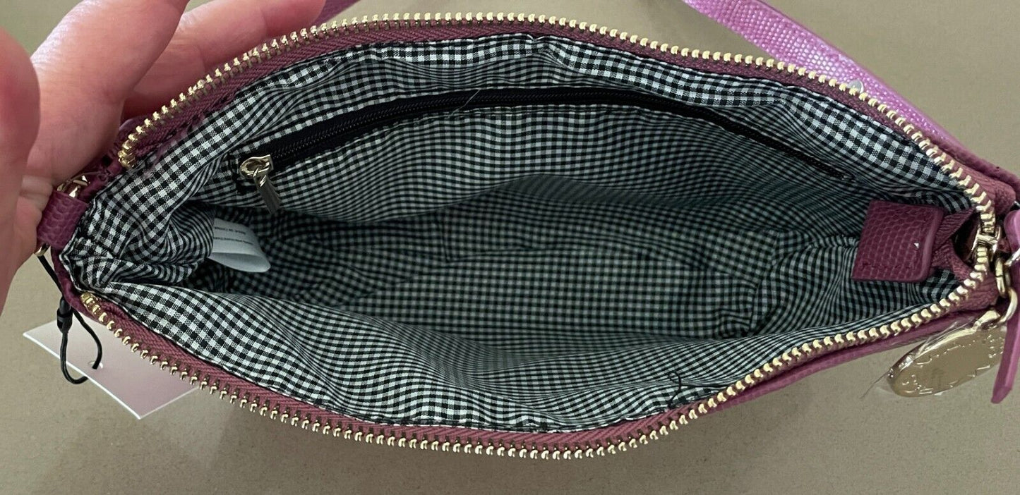 MARCS "Annie" Shoulder Bag PU Lizard Orchid/Pink Colour Adjustable Strap NEW