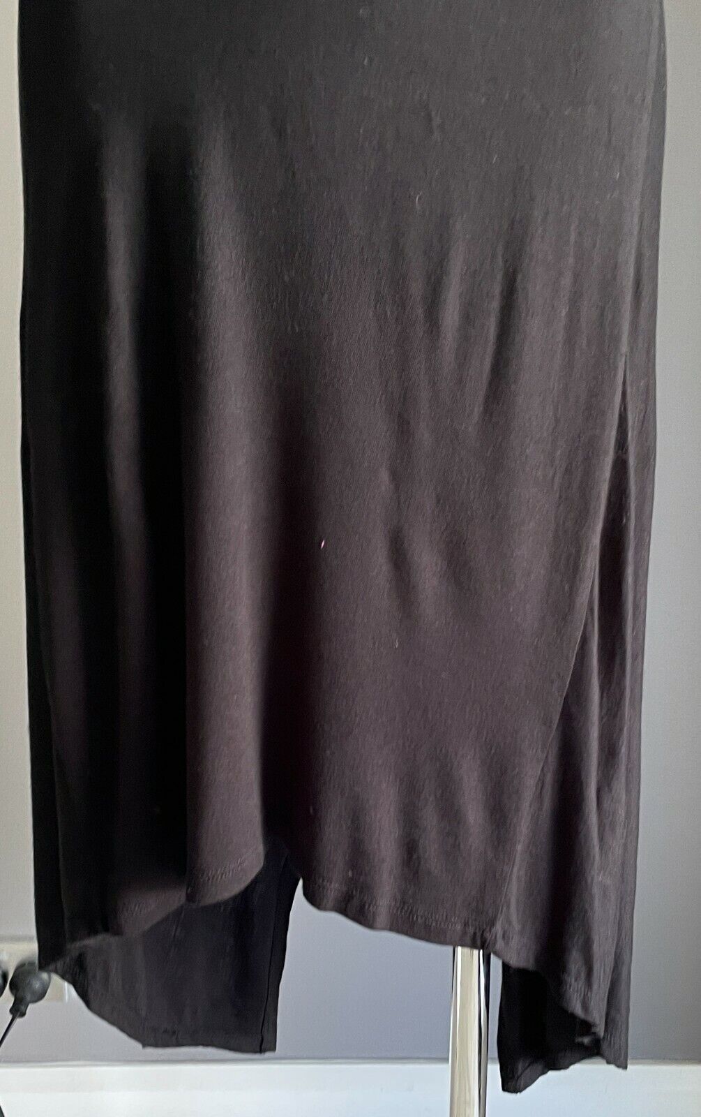 BETTY BASICS Florence Dress Handkerchief Hem Frock Black Sleeveless 6 - 8 NEW