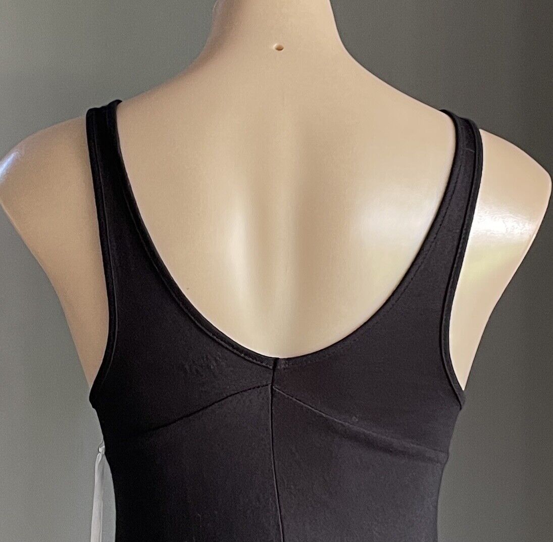 BETTY BASICS Florence Dress Handkerchief Hem Frock Black Sleeveless 6 - 8 NEW
