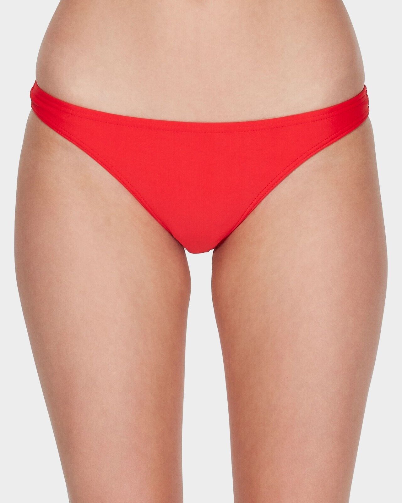 VONZIPPER VZ Bikini Bottoms Red Low Rise Ladies Size 12 NEW Von Zipper