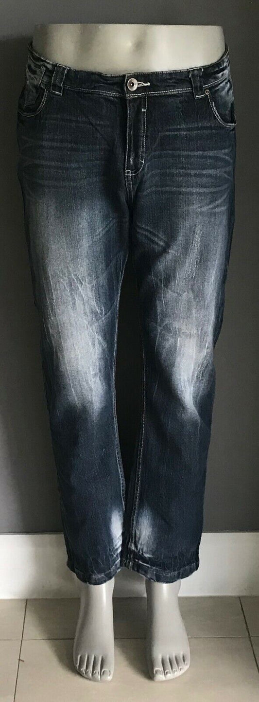 KATIES Jeans Blue Distressed Faded Straight Leg Denim Pant Ladies Plus Sz 18 New