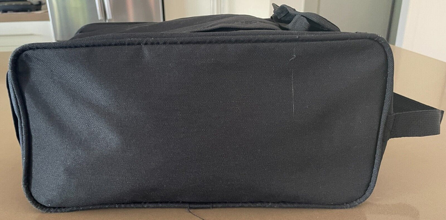 Shoe Bag LOTTO Branded Football Soccer Black Bag Zip Top Handle Unisex