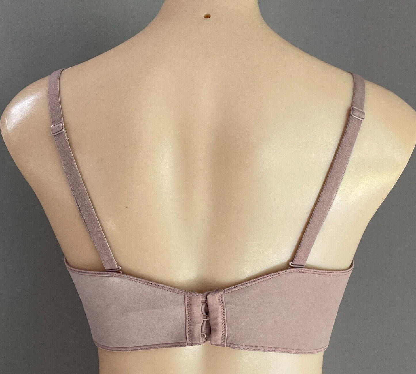 FINE LINES Bra 14C Cinnamon Memory Silicone Convertible 4 Way 14 C Underwire