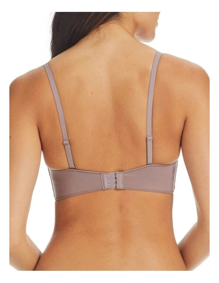 FINE LINES Bra 14C Cinnamon Memory Silicone Convertible 4 Way 14 C Underwire