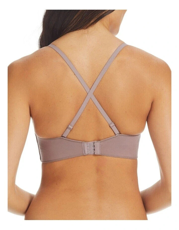 FINE LINES Bra 14C Cinnamon Memory Silicone Convertible 4 Way 14 C Underwire