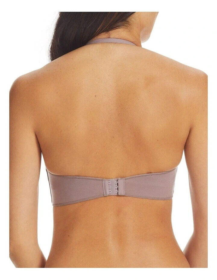 FINE LINES Bra 14C Cinnamon Memory Silicone Convertible 4 Way 14 C Underwire