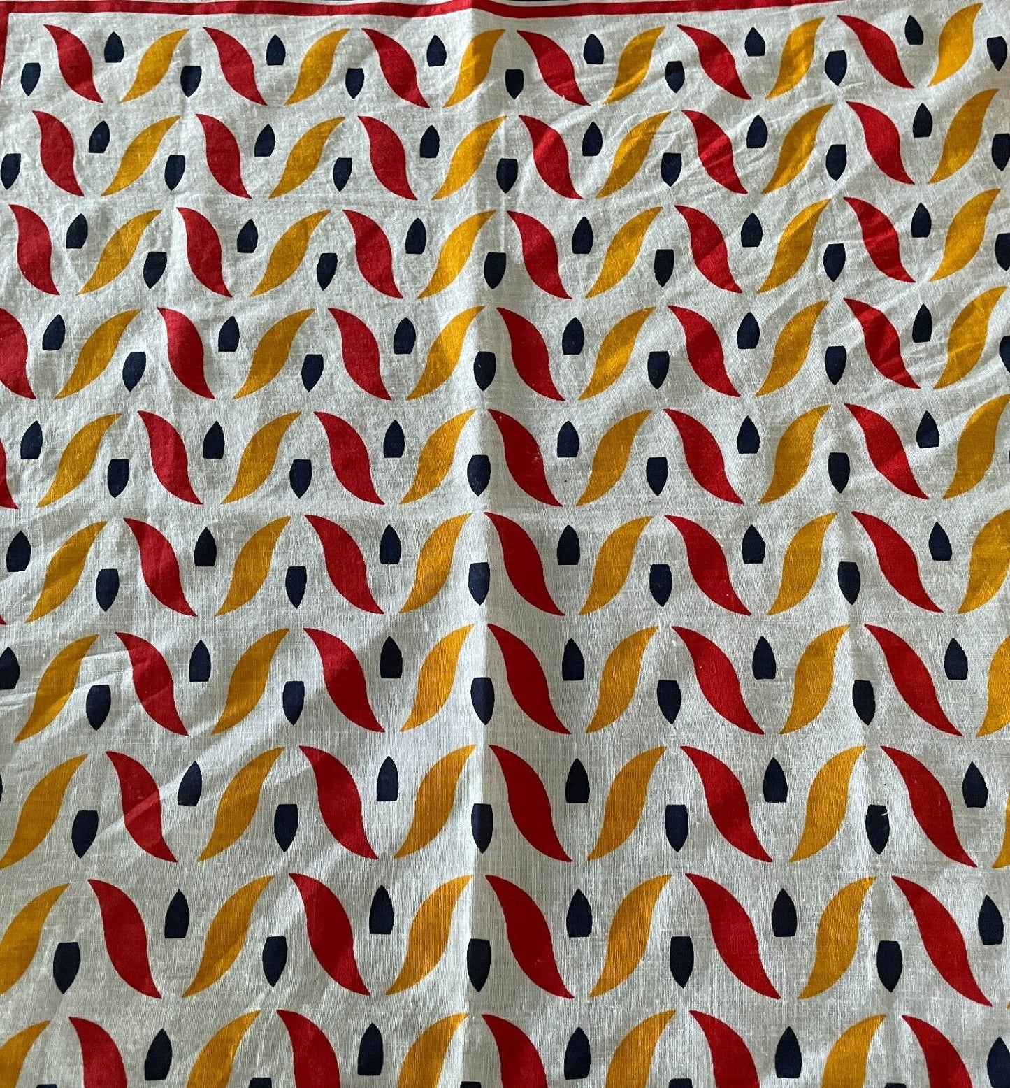 Bandana Navy Blue White Red Yellow Neck Scarf Head Wrap 51 - 49cm NEW Cotton