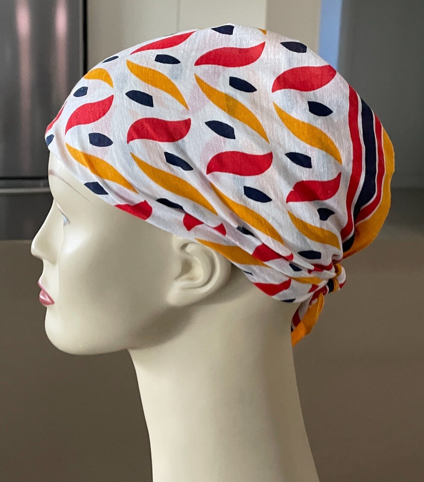Bandana Navy Blue White Red Yellow Neck Scarf Head Wrap 51 - 49cm NEW Cotton