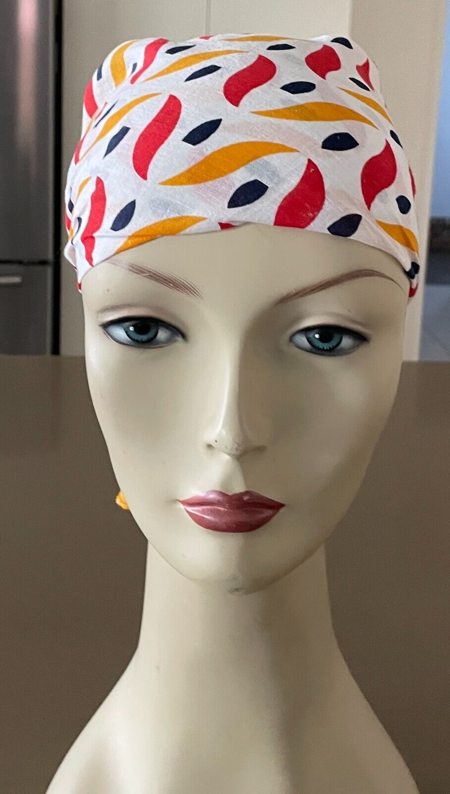 Bandana Navy Blue White Red Yellow Neck Scarf Head Wrap 51 - 49cm NEW Cotton