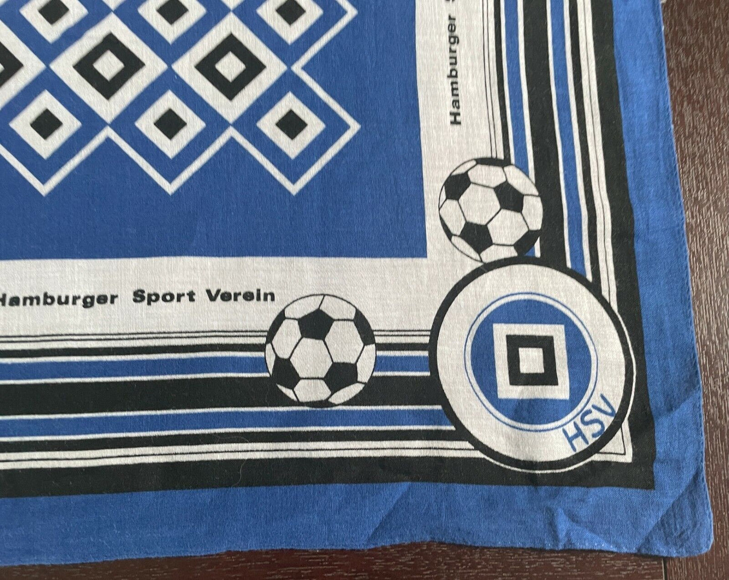 Fan Bandana HAMBURGER SPORT VEREIN Football Blue Black White Neck Sq Head Wrap