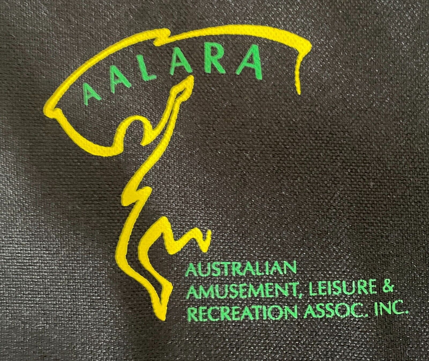 AALARA Laptop Shoulder Bag Black Australian Amusement Leisure & Recreation Assoc