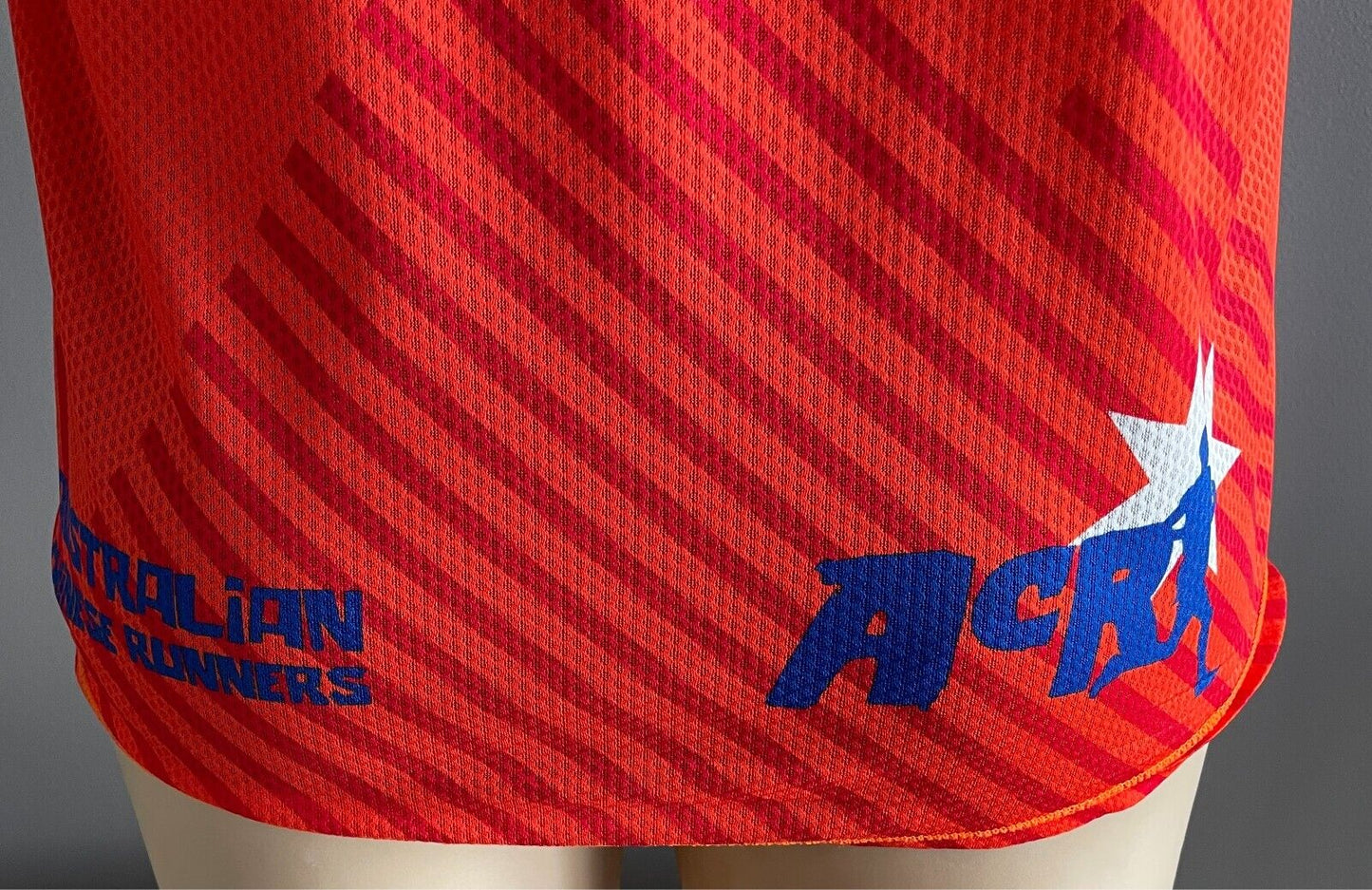 AUSTRALIAN CHINESE RUNNERS Uluru Tour Singlet Size XL Orange Sleeveless
