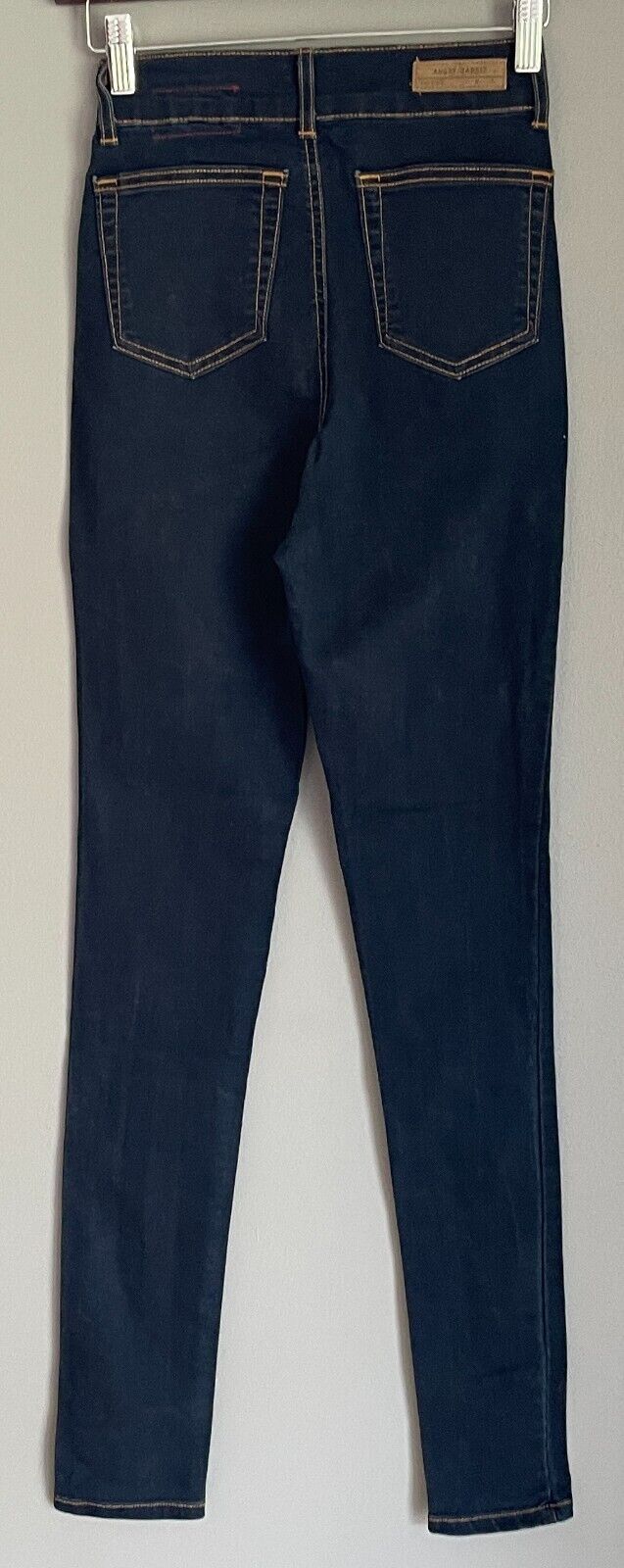 ANGRY RABBIT Dark Blue Denim Jeans Skinny Leg Stretch High Rise Size 25 / 58cm W