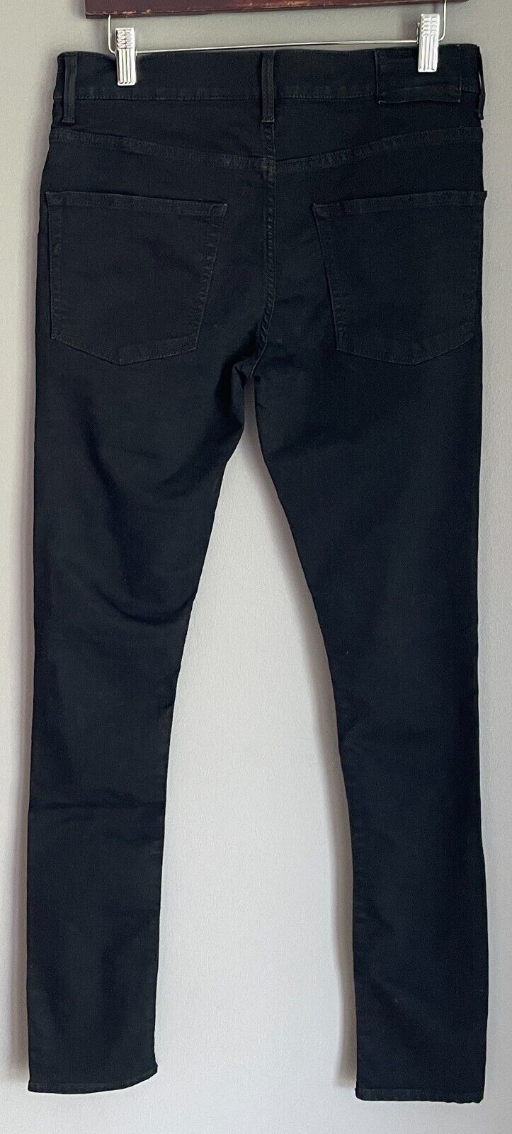 RIVER ISLAND Black Stretch Denim Super Skinny Jeans Size 32 Waist / 34 Length