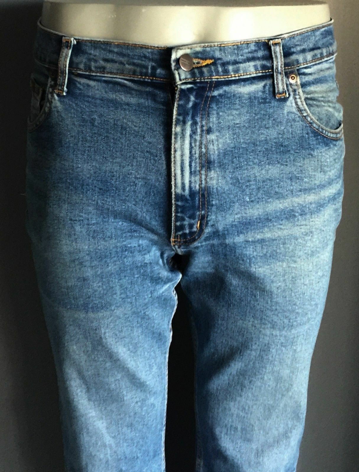 Mens MAVERICK Denim Jeans "Clinton" Western Indigo Size W 34in L 32 Vintage Gem