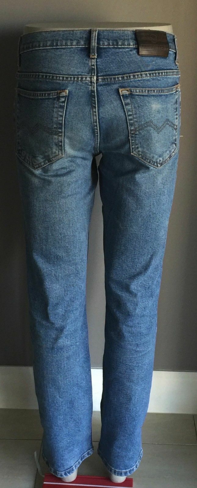 Mens MAVERICK Denim Jeans "Clinton" Western Indigo Size W 34in L 32 Vintage Gem
