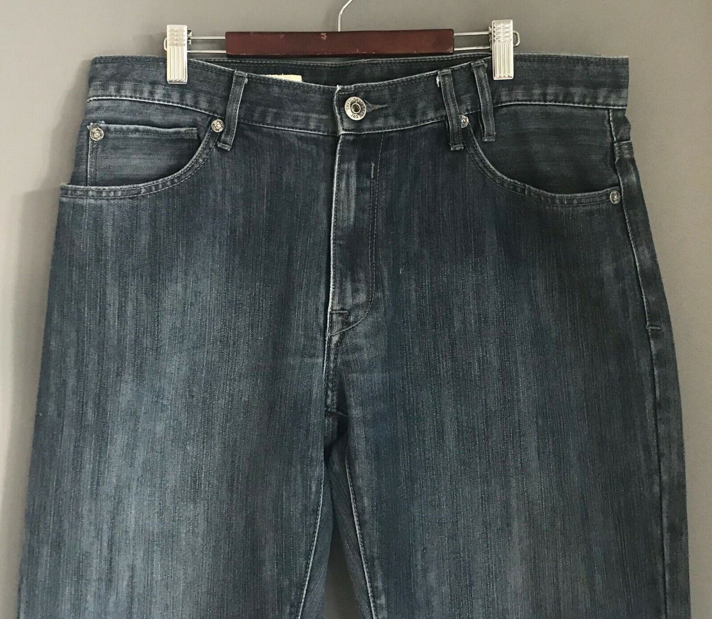 JAG JEANS Low Rise Straight Leg Distressed hem Mens Size 34