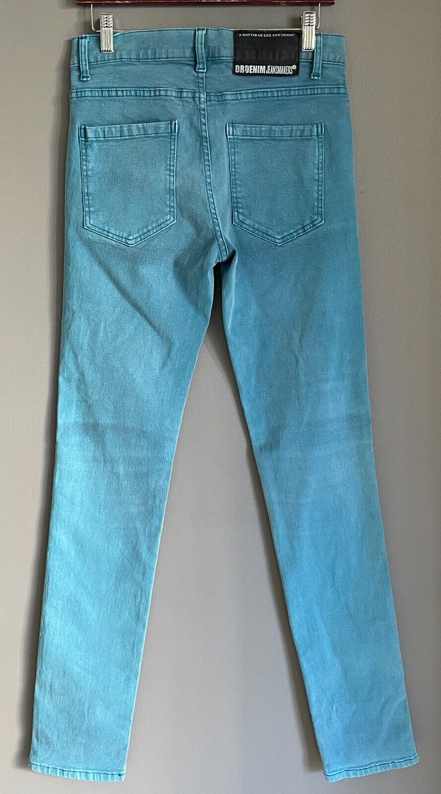 DR DENIM Men's Blue Wash Stretch Denim Skinny Jeans Size 32 Waist / 34 Length
