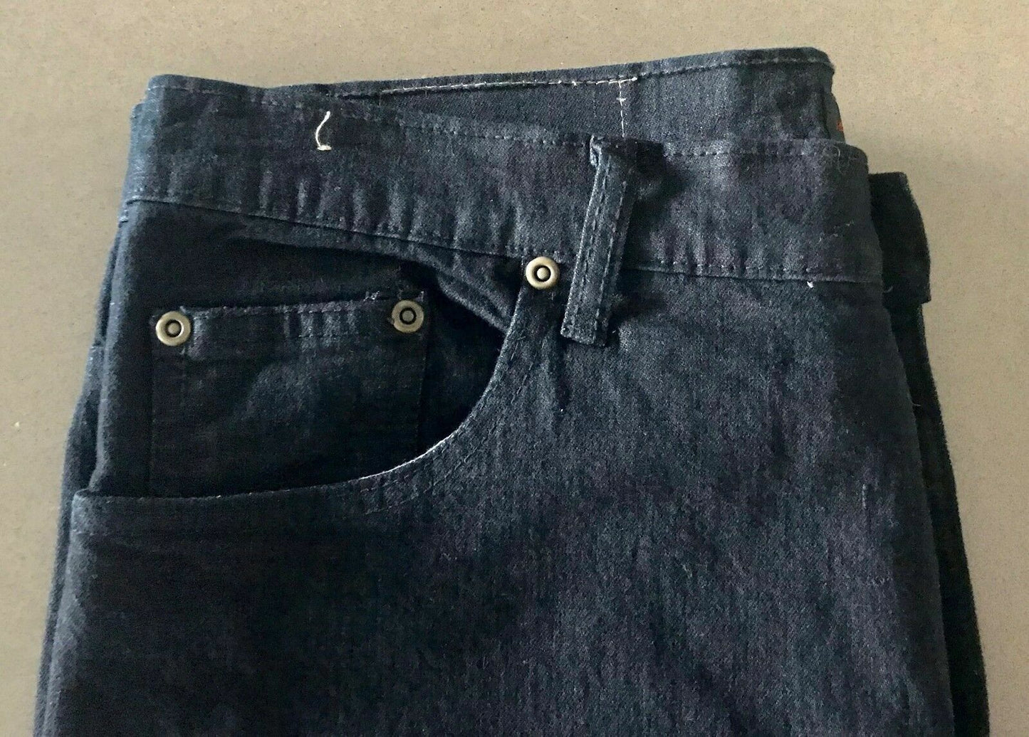 Mens JEANS LIMITED Black Denim Straight Leg Jeans Size 87 Smart Casual NEW