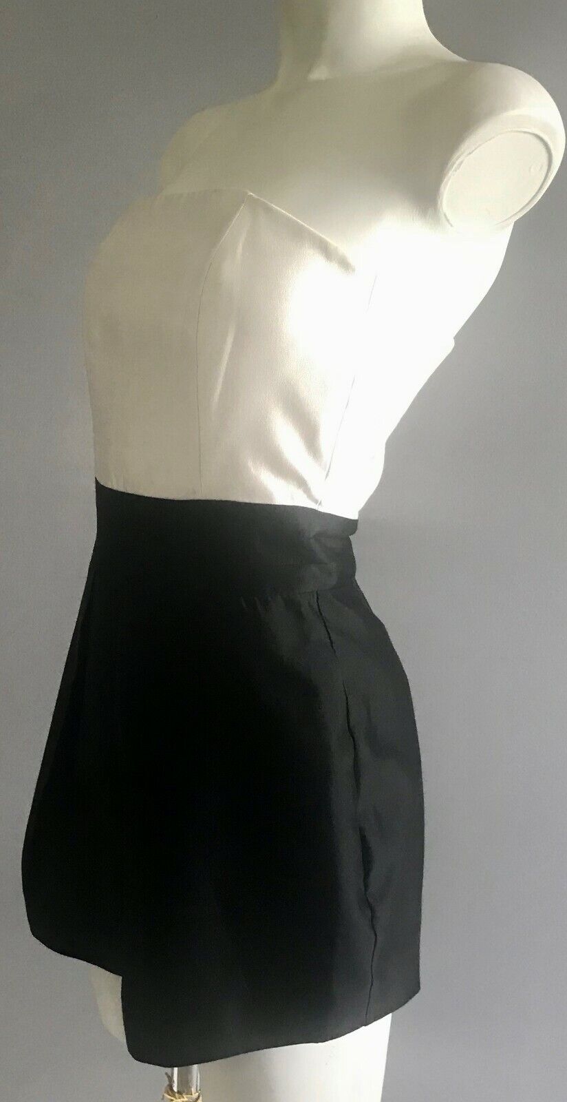 CAMILLA AND MARC Strategy Strapless Jumpsuit Black White Playsuit Size 6 8 Luxe