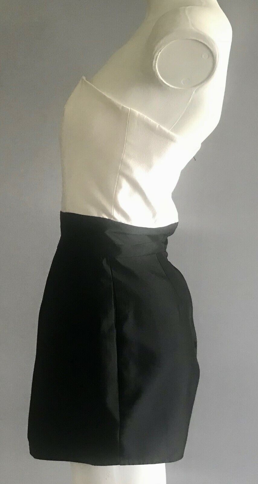 CAMILLA AND MARC Strategy Strapless Jumpsuit Black White Playsuit Size 6 8 Luxe