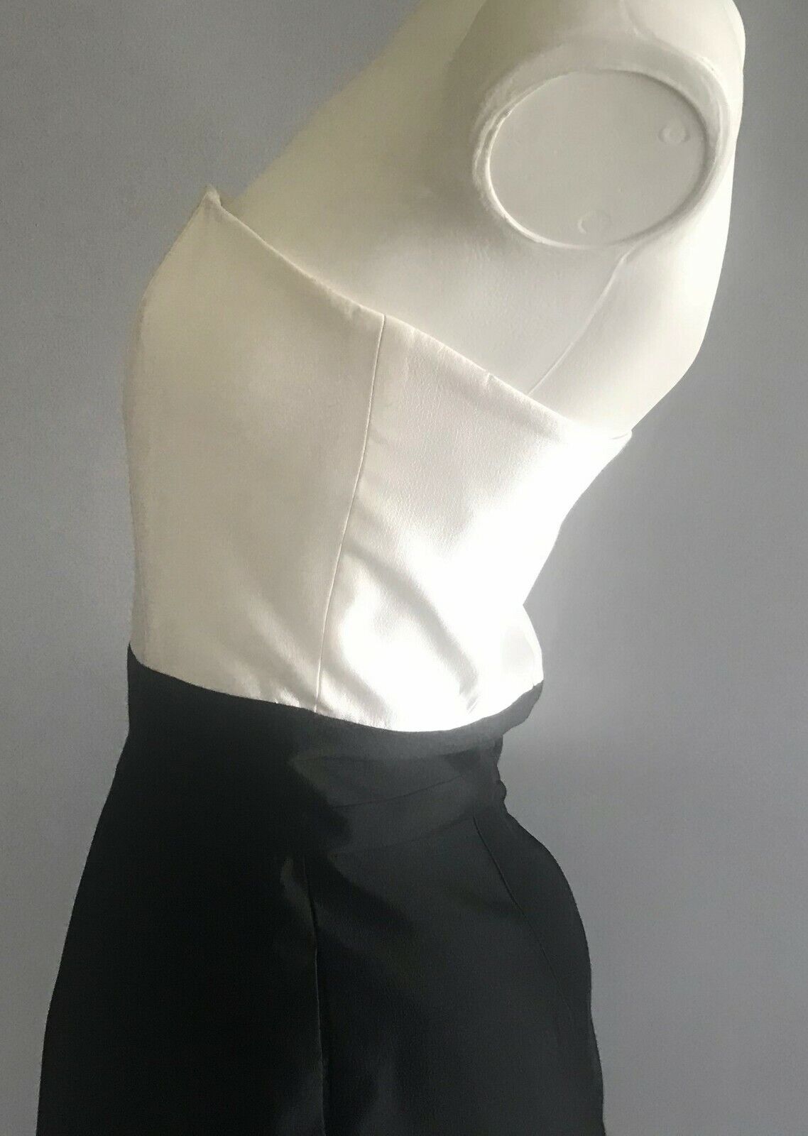 CAMILLA AND MARC Strategy Strapless Jumpsuit Black White Playsuit Size 6 8 Luxe