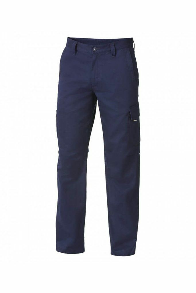 Mens KING GEE Pants Cargo Work Wear Navy Blue "Workcool 2" Trousers Size 97R NEW