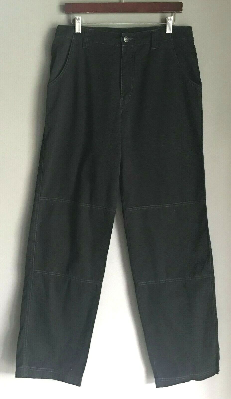 Mens Chinos COLORADO Pants Black Straight Leg Trousers Size W 32 82cm Trousers