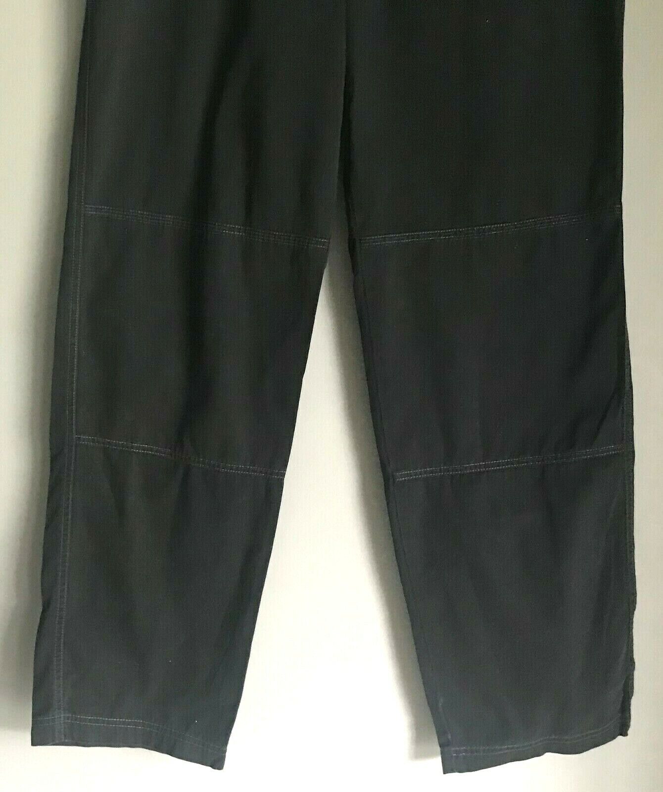 Mens Chinos COLORADO Pants Black Straight Leg Trousers Size W 32 82cm Trousers