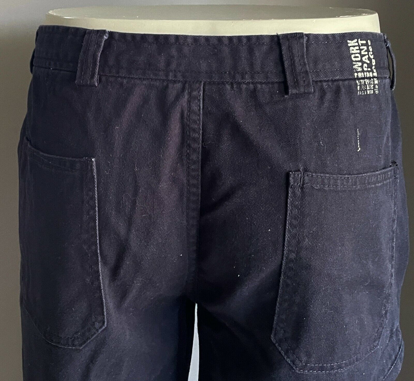 Mens KING GEE Pants Work Navy Blue Full Length Trousers Size 92R Style K13200