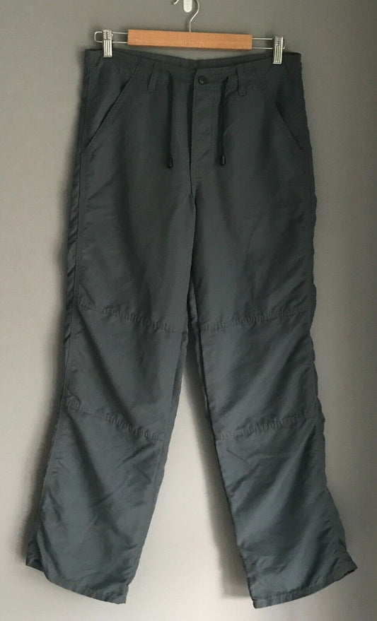 Mens Chinos TOM WOLFE Pants Steel Grey Outdoor Long Straight Leg Trousers Sz 32