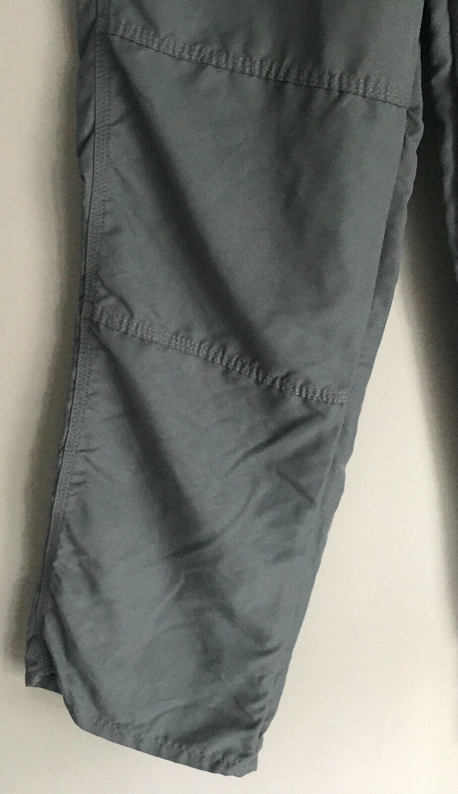 Mens Chinos TOM WOLFE Pants Steel Grey Outdoor Long Straight Leg Trousers Sz 32