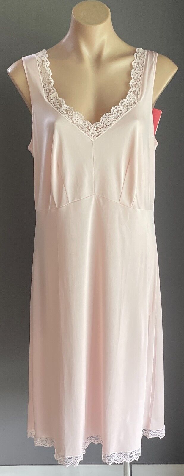 PRESTIGE LINGERIE Summersilk Petticoat Blush Pink Full Slip Size 14 NEW Vintage