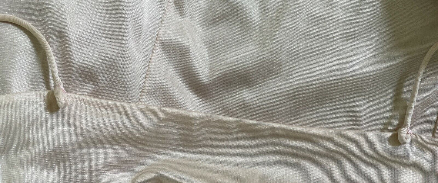 BERLEI Petticoat Cream Off White Full Slip Nylon Ladies Size 16 Lingerie Vintage
